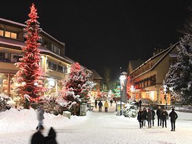 Festive atmosphere in Whistler: The ski area north of Vancouver has something to offer even off-piste.  Photo: Bernhard Krieger / DPA-TMN / Archive Image