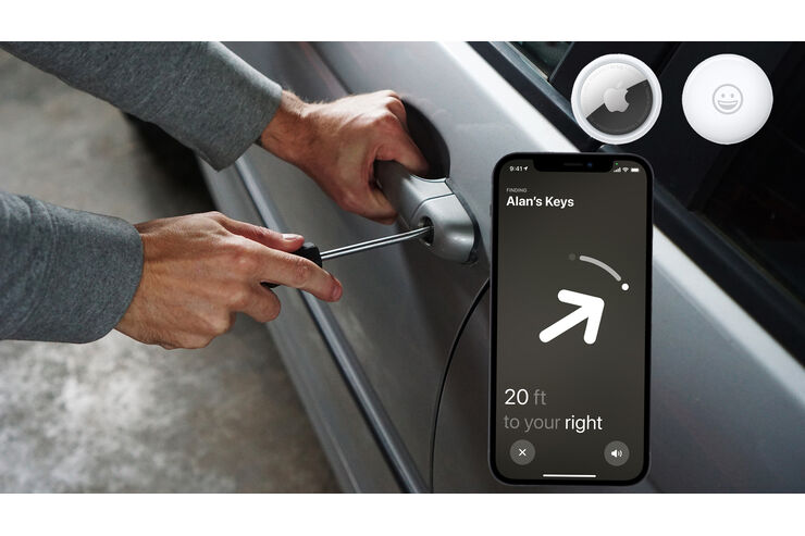 Police warn: Car theft with Apple's new Airtags