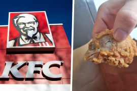 Ekelfund at KFC: Customer discovered Chicken Head in his order!