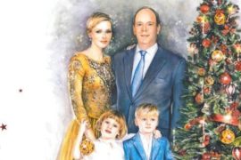 Not pictured with family: Charlene surprises with Christmas card