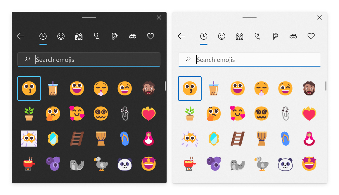 New Emoji Panel for Windows 11