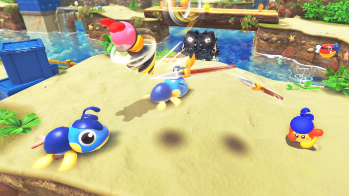 Screenshot of Kirby and the Forgotten Land