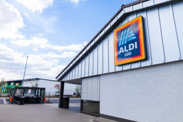 Supermarkt Aldi-Filiale für Kunden