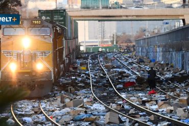 Parcel robbery: These train robberies are part of everyday life in the United States