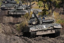 Russia is conducting tank maneuvers near Ukraine and Belarus