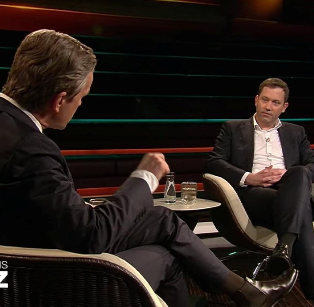Markus Lanz und Lars Klingbeil im ZDF
