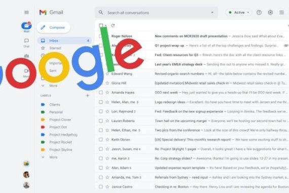GMail: New interface rolling out for private users