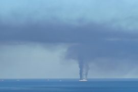 Fire on boat from Corfu under control - twelve people missing