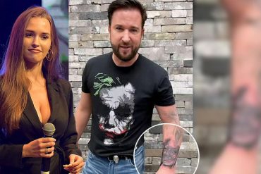 Michael Wendler has his Laura tattoo done - people