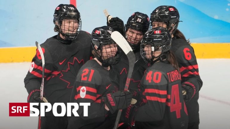 Ice Hockey Tournament - Canada Swiss Women's Potential Semi-Final Rivals - Sport
