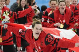 Olympics: "Winning Pow" Gives Canada Fifth Ice Hockey Gold Medal