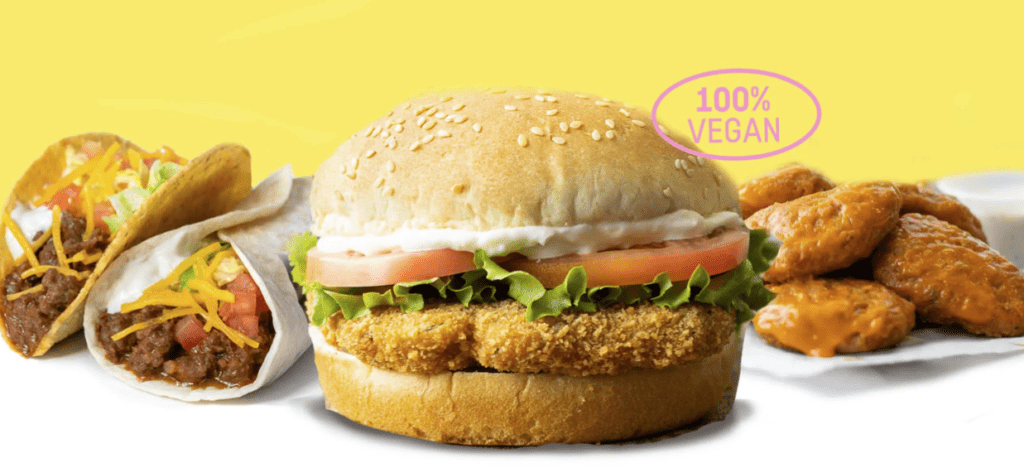 Gaga Foods Weird Burger Banner Website