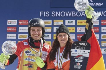 snowboarding |  Team: Snowboard: Hofmeister/Baumeister with a great finish