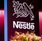 Nestlé Half-Year Results, archive image, Thursday, July 30, 2020 - A logo is pictured during the general meeting of the world's largest food and beverage company, Nestlé Group, in Lausanne, Switzerland, Thursday, April 11, 2019.  (Keystone/Jean-Christophe Bott)