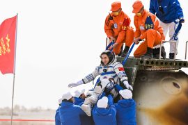 China's space flight: Taykonauts back after six months
