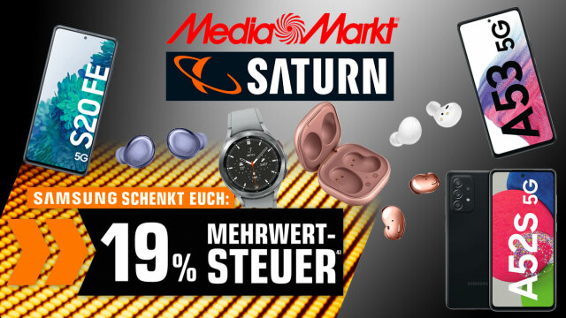 Samsung Galaxy Week: Free VAT on Saturn and MediaMarkt