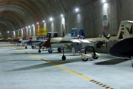 "hundreds of meters underground": Iran shows underground drone base