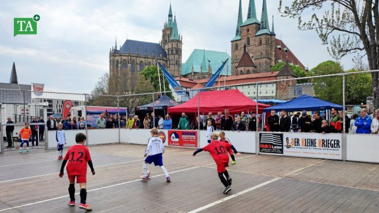 Big balls and big promises at the first Erfurt Family and Sports Festival |  local sports overview
