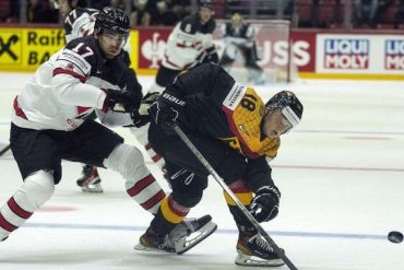 Ice Hockey World Championship: Canada beat Germany 5:3.  defeated by
