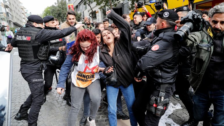 May 1st in Turkey: 160 protesters arrested in Istanbul