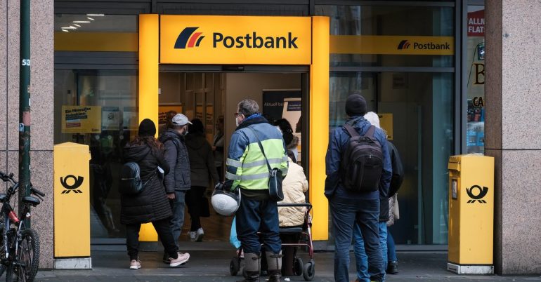 Postbank is serious about terminating an account: time is up