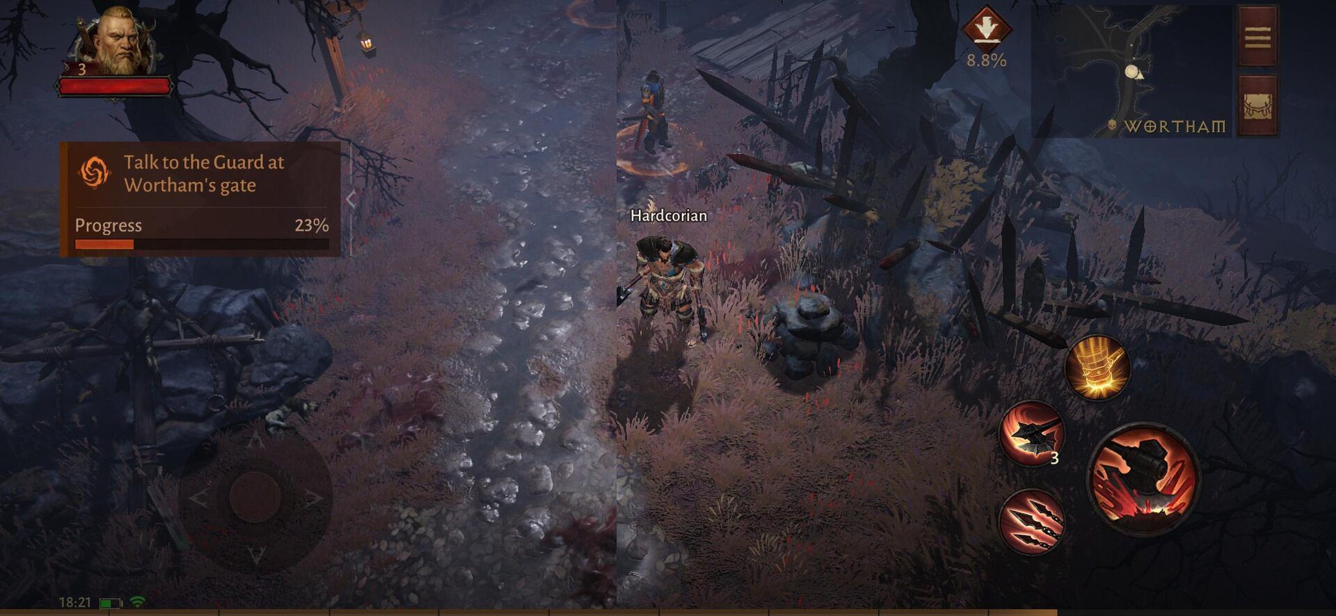 Graphics problem in Diablo Immortal on Samsung smartphone with Exynos APU