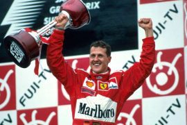 Michael Schumacher, 1991-2006 and 2010-2012, 307 starts, 1566 World Championship points, 7 World Championship titles.
