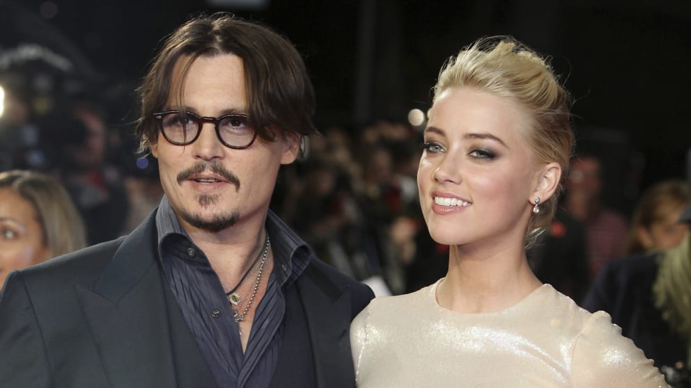 2011: Johnny Depp and Amber Heard at the film premiere of The Rum Diary in London