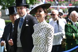 very nice!  Duchess Kate inspires in a summer dress at Ascot