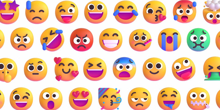 Microsoft stellt seine Emojis unter Open Source