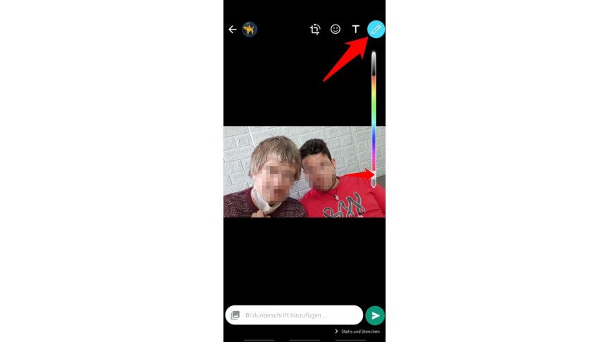 02.2 WhatsApp - iOS - Pixelate Photos
