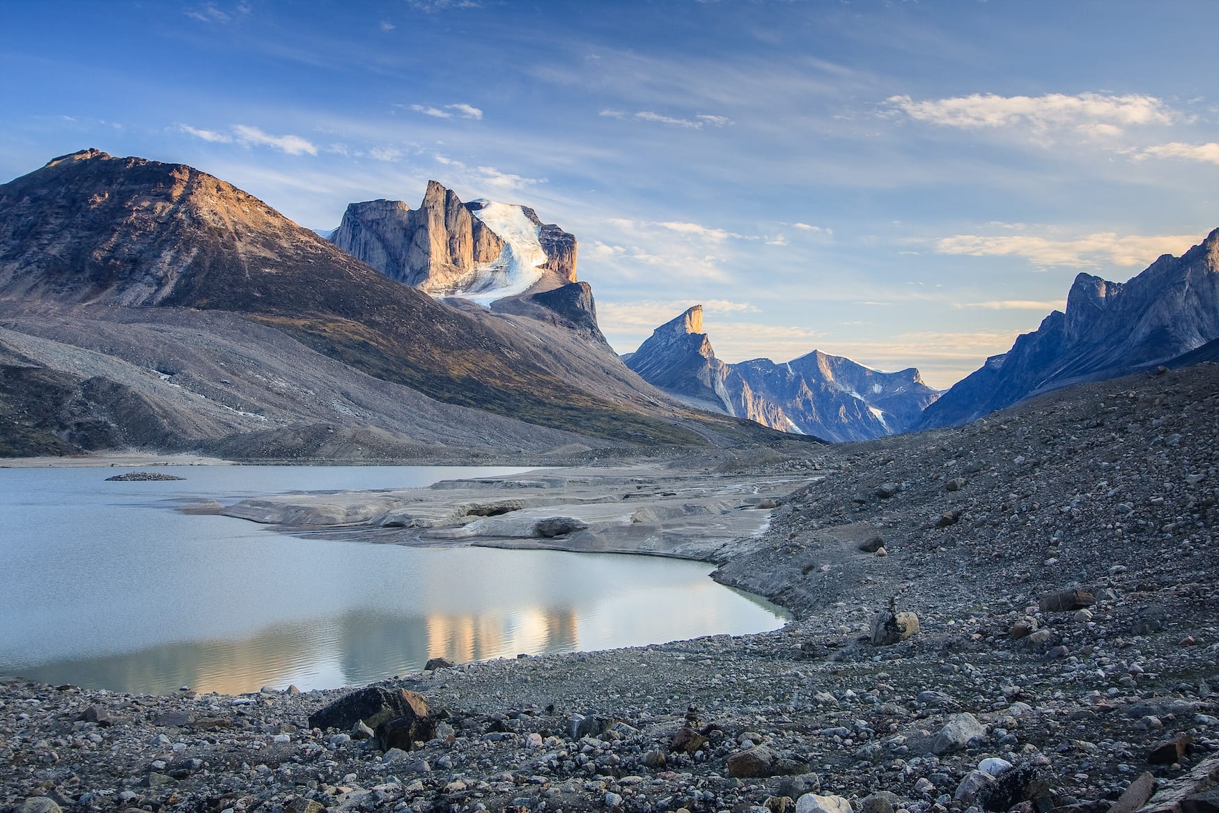Mount Thor in a National Park in the Canadian Arctic