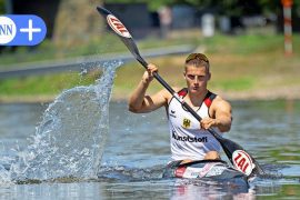 Dresden's Tom Liebscher in the run-up to the Canoe World Championships