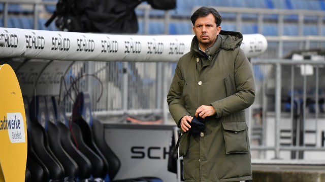 Second Division Arminia Bielefeld: again pulled the emergency brake: Bielefeld's manager Samir Arabi.