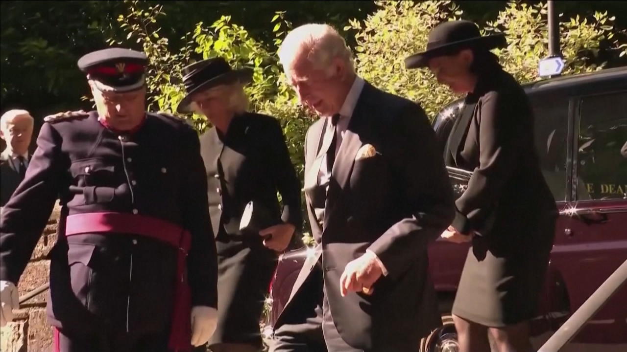 King Charles was greeted with thunderous applause in Wales