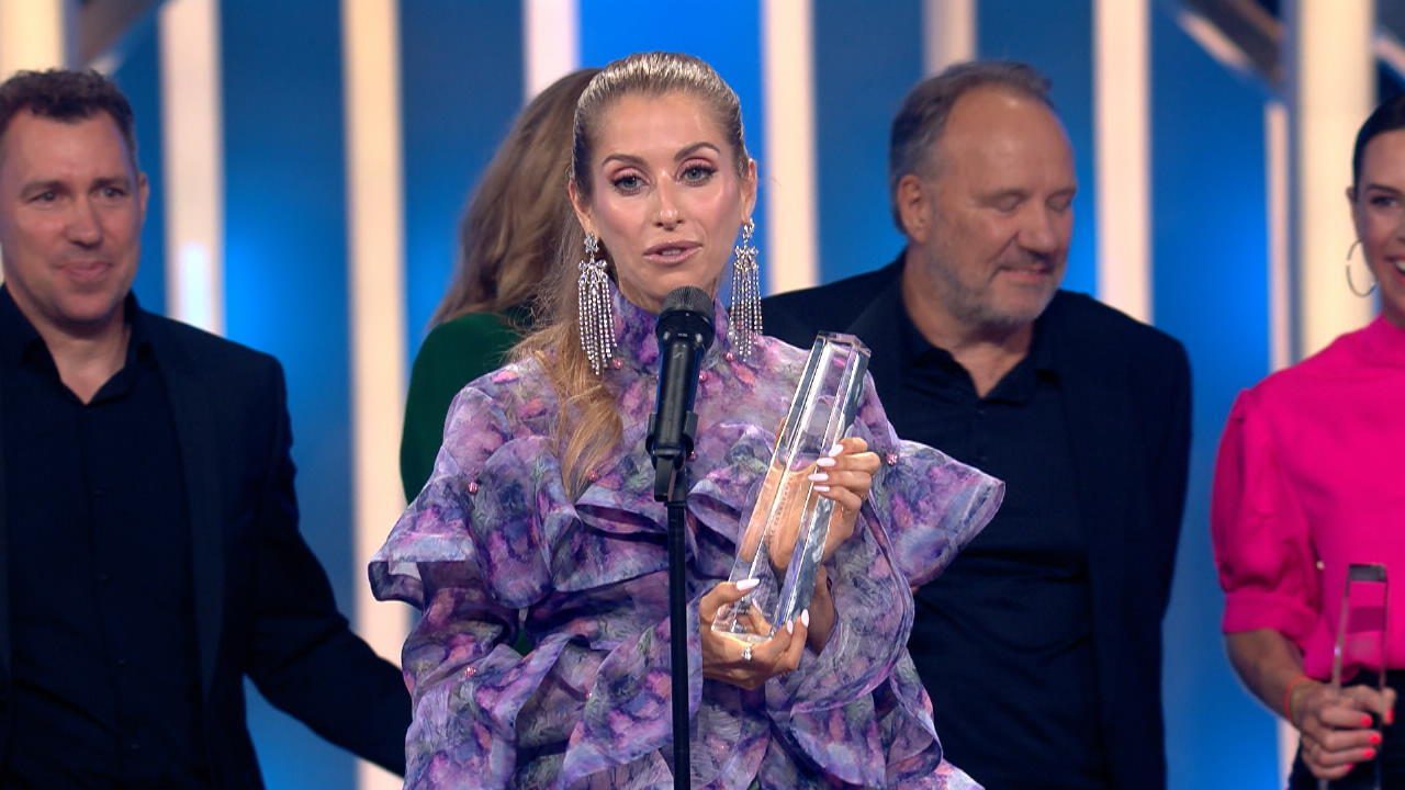 Kathy Hummels dedicates TV award to son Ludwig German TV Award