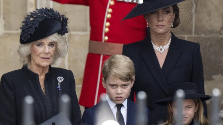 Camilla made candid announcement to Kate at Queen's funeral