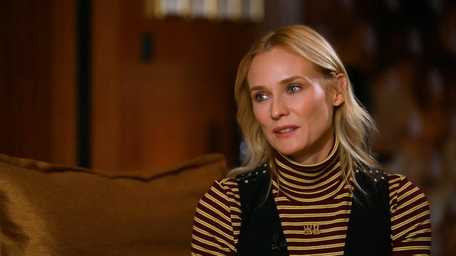 GALA.  Diane Kruger on family routine with her daughter in Conversation