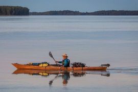 Dirk Rohrbach covered 6000 kilometers in a kayak over Missouri and Mississippi.