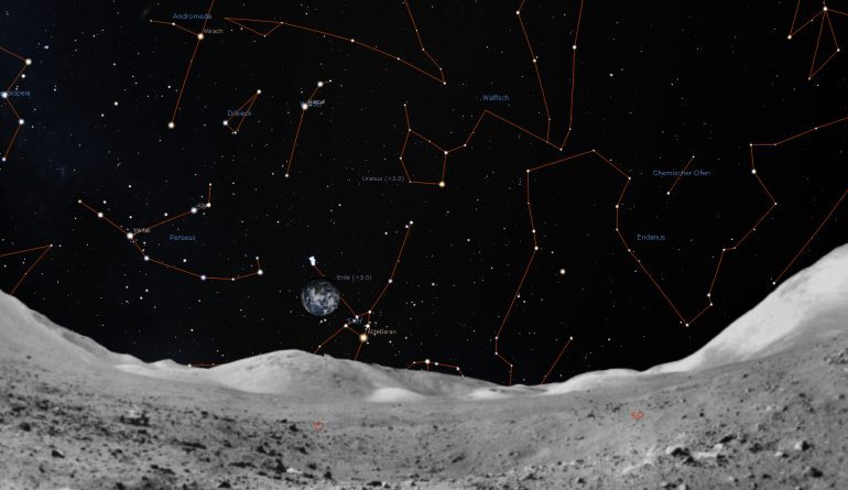 Astro Program Stellarium - Starry Sky in Computer
