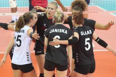 German volleyball players are in the next round