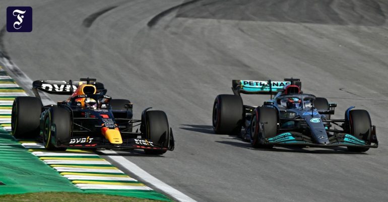 George Russell wins sprint ahead of Carlos Sainz and Lewis Hamilton