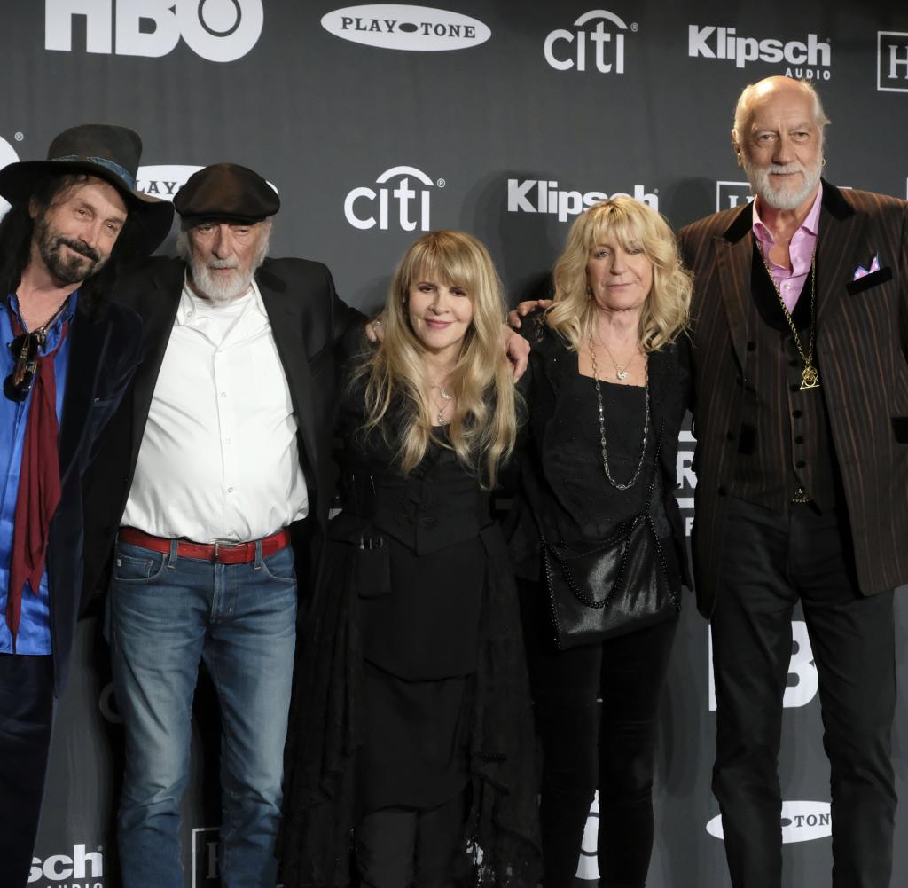 Fleetwood Mac 2019 in New York: Mike Campbell (L-R), John McVie, Christine McVie, Stevie Nicks and Mick Fleetwood