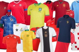 A Matter of Taste?  These are the football world cup jerseys of the teams