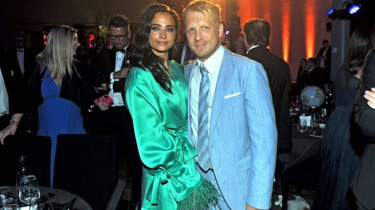 Oliver Pocher opens McDonald's in Bochum with his wife Amira
