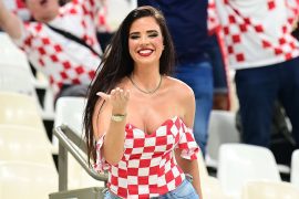 Argentina - Croatia: Ivana Knoll was happy here... - Football