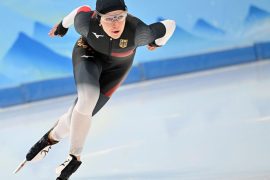 Ice sprinters also set a German record in Calgary